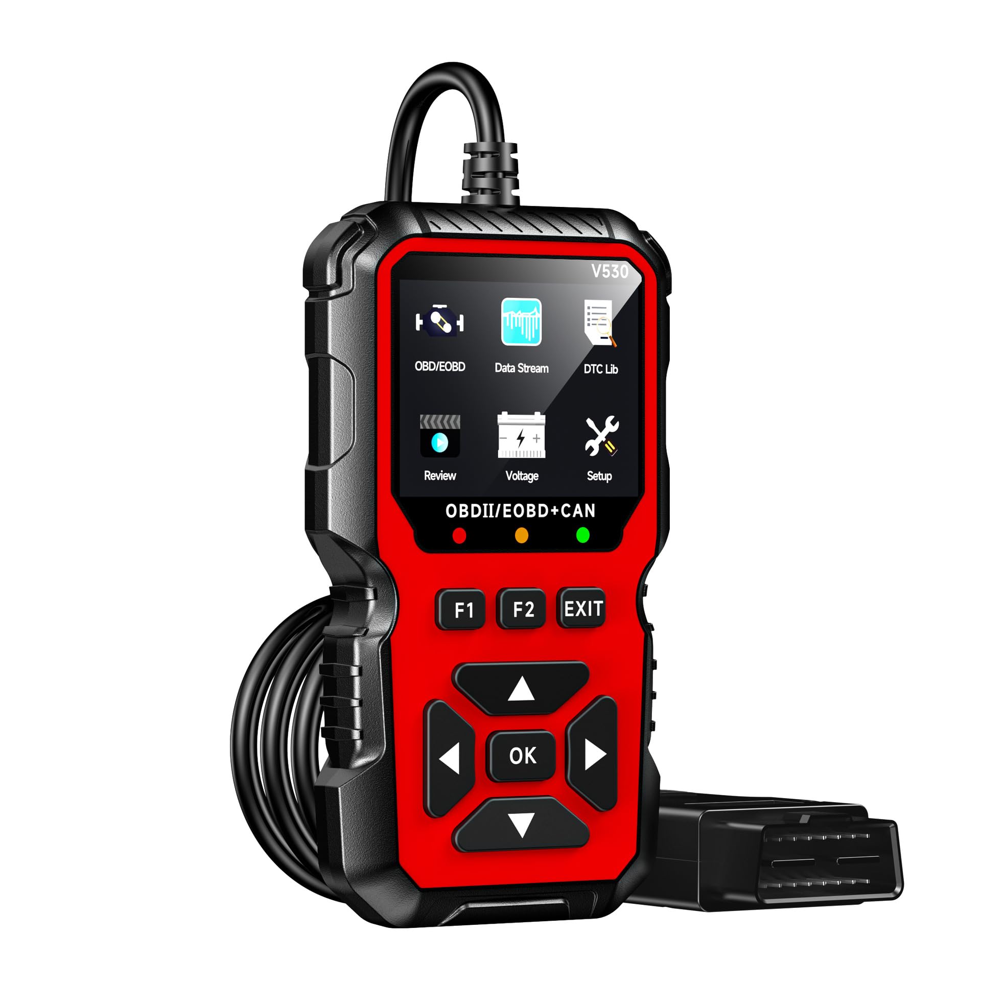 OBD2 Diagnosis para Hyundai Kona 2017 2018 2019 2020 2021 2022 2023 2024 2025 2026, Rápido Lectura Códigos Error, Portátil Diagnosis, Fiable Datos en Tiempo Real, Scanner OBD2,Red