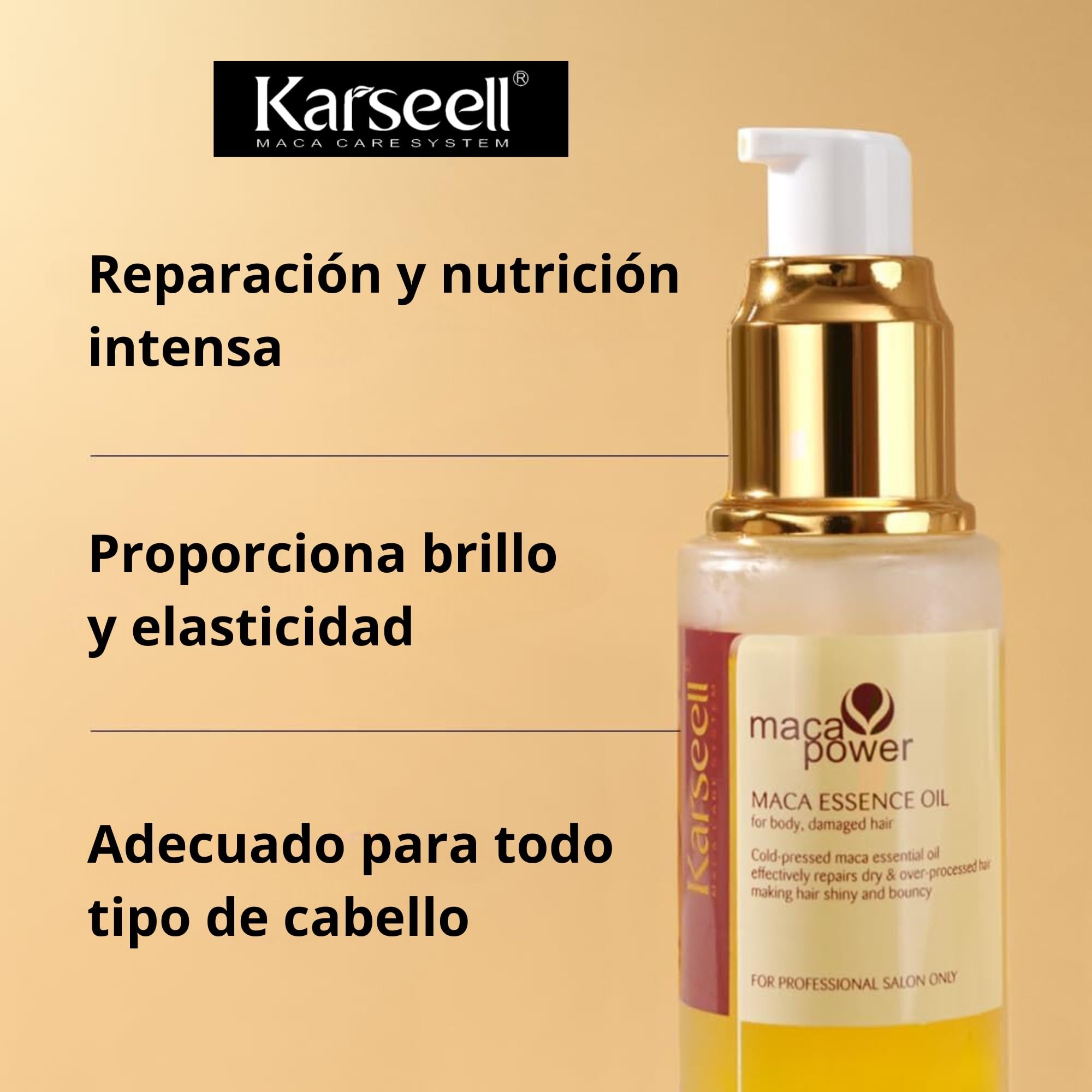 Karseell MACA CARE SYSTEM Zestaw Pielęgnacyjny Maska z Kolagenem Serum z Olejkiem Arganowym Szampon Nawilżający Odżywka Regenerująca Odżywienie Wzmocnienie Nawilżenie Suche Zniszczone Włosy