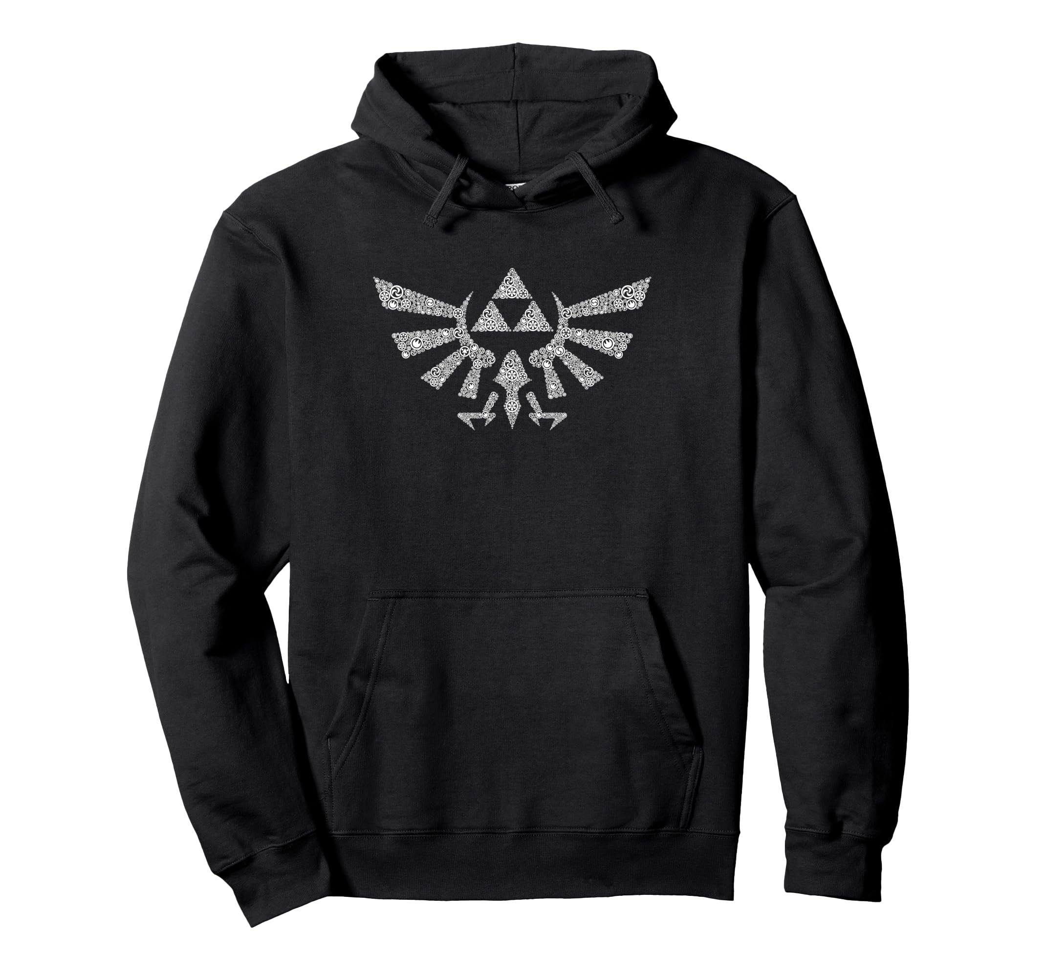 The Legend of Zelda Hyrule Crest Element Triforce Nintendo Pullover Hoodie