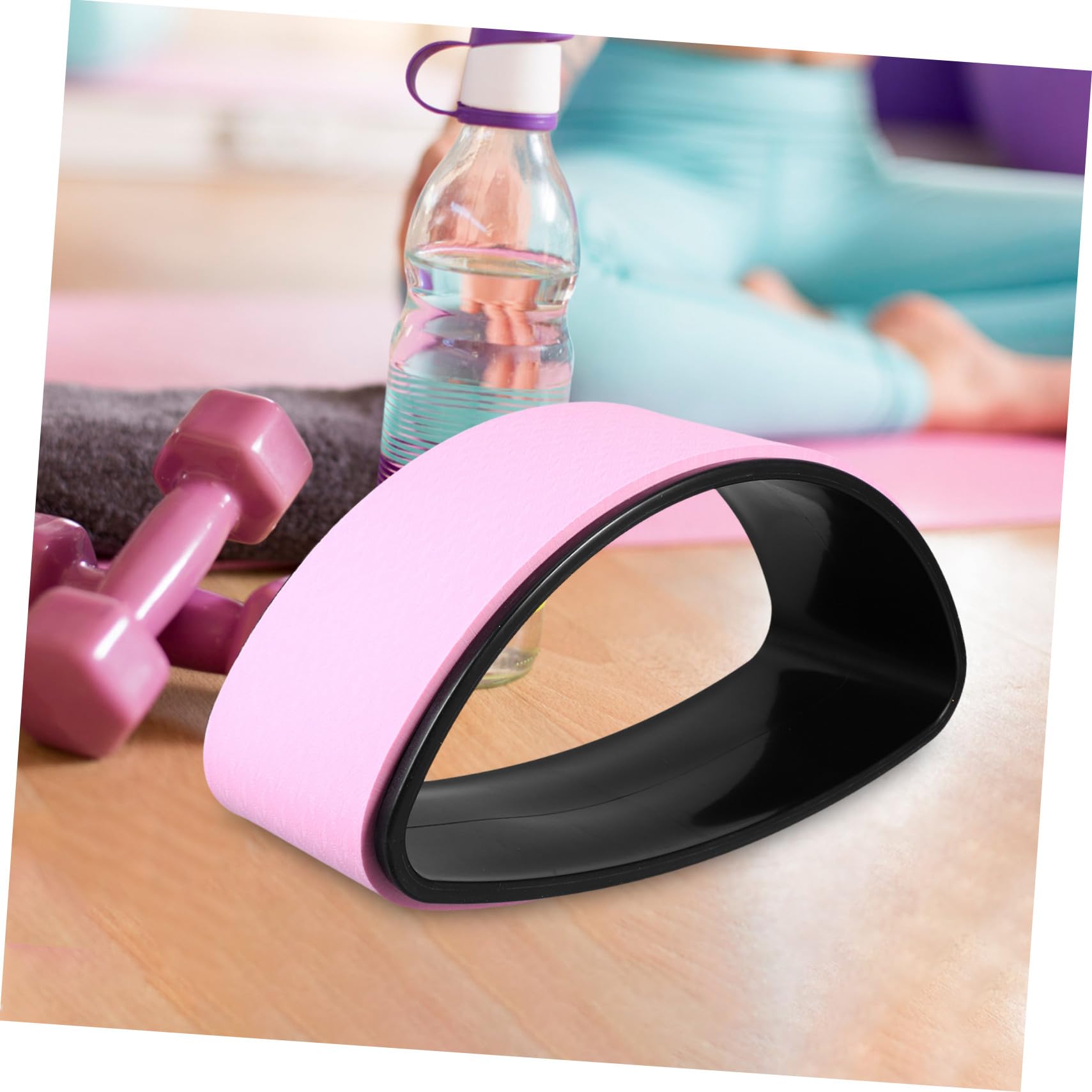 BESPORTBLE Flexibler Yoga Ring aus Eva und TPE für Frauen mit Hoher Druckbeständigkeit für Rücken und Schulterdehnung Nachhaltiges Fitness Zubehör für Yoga Training zu Hause Zufällige Farbe