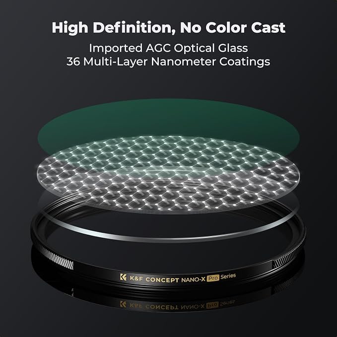 Filtro UV Protección Lente 62mm K&F CONCEPT miniatura 6