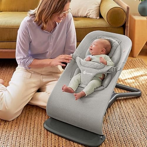 Ergobaby(エルゴベビー) evolve バウンサー メッシュ ライトグレー の商品画像 1