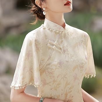 Amazon.co.jp: [aiktet] チャイナドレス ロングドレス 旗袍 民国