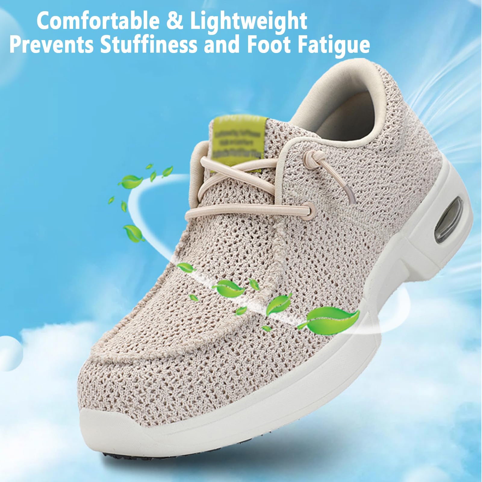 Buty dla diabetyków, hallux valgus, letnie buty opatrunkowe, Air Cushion, terapia, zapalenie powięzi podeszwowej, dla seniorów, stawów, bardzo szerokie, antypoślizgowe