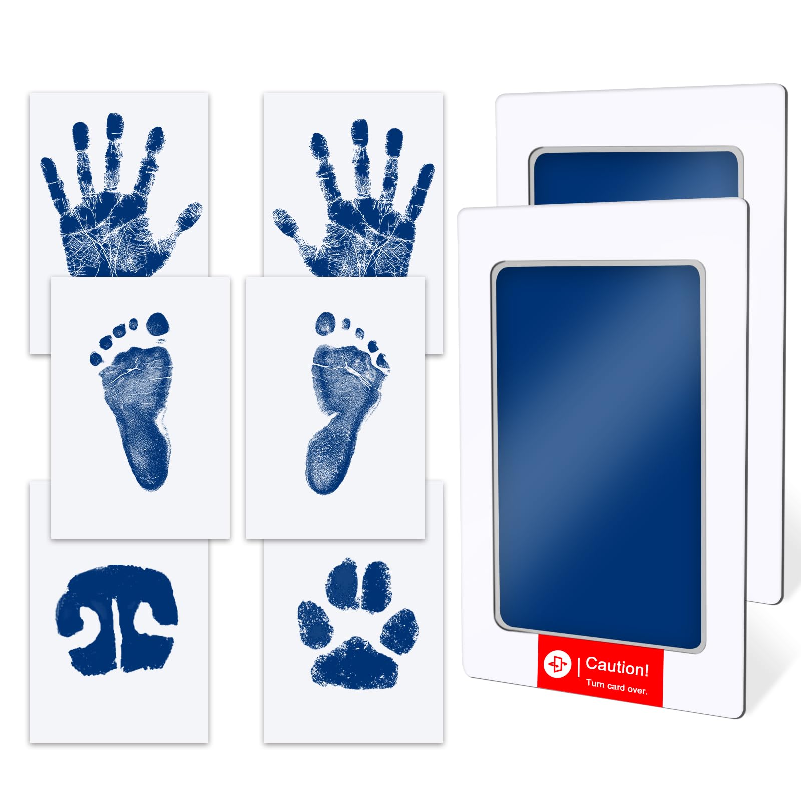 TATUNER Baby Hand and Footprint Kit Inkless - Mess Free Ink Pad, Paw Print Kit for Dogs and Cats, Safe Clean Touch Ink Pads for Newborn Handprints — view 10