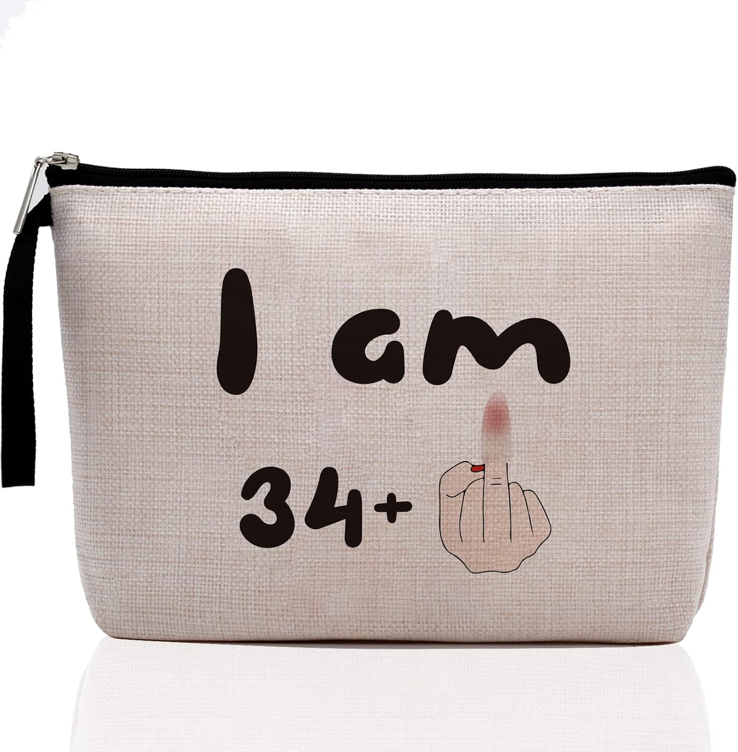 Funny Makeup Bag, 35th Birthday Decorations for Women, 35th