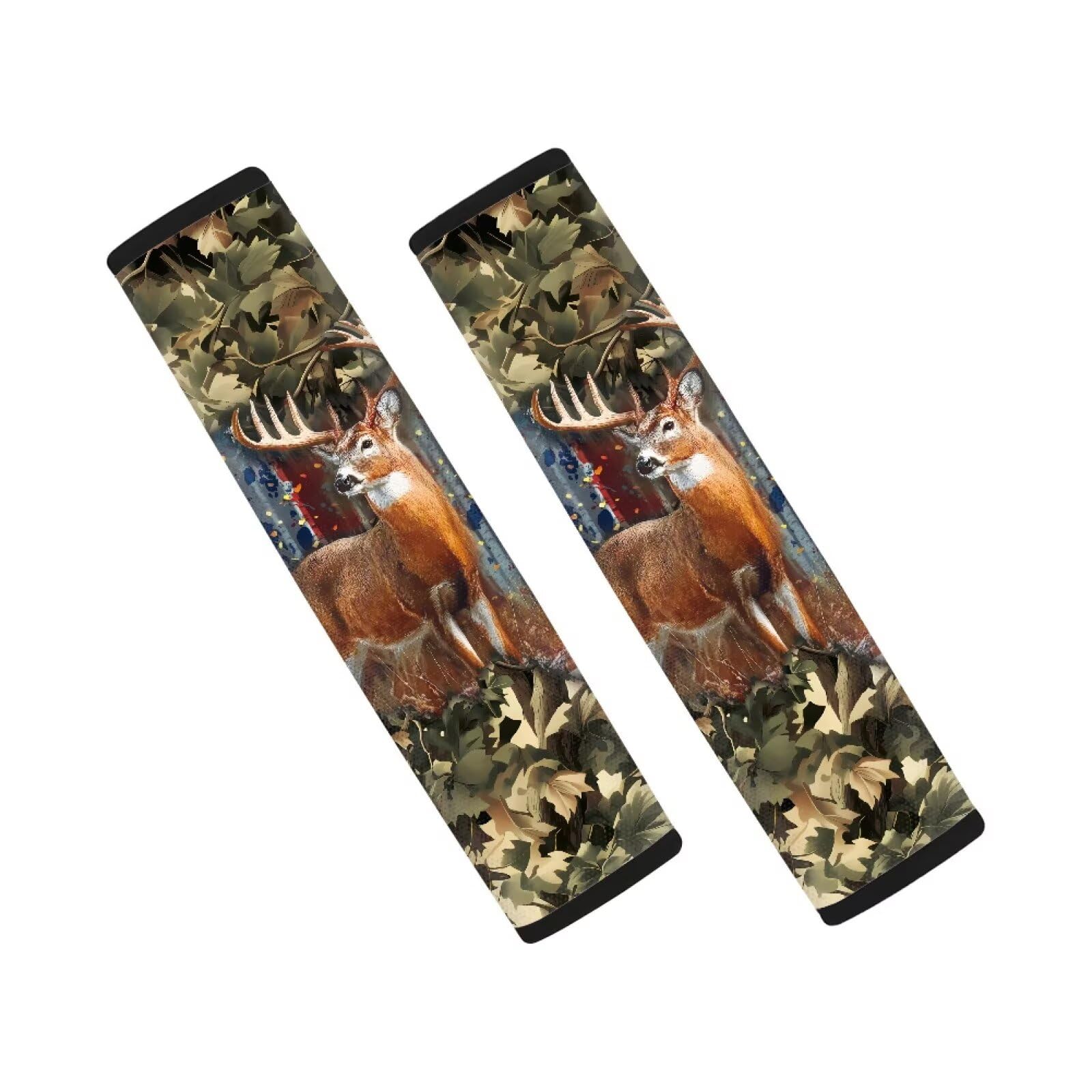 AFPANQZ Deer Branch 2pcs Universal Car Seat Belt Pads Cover Vehicle Seat Belt Comfort Shoulder Pads for Adults Children Seat Cushion Shoulder Straps Cushion for Bags