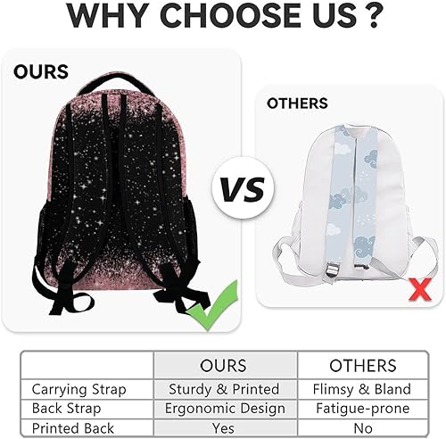 Miniatura 8 de Mochila personalizada para niñas, mochilas personalizadas de 17 pulgadas con nombre, bolsa ligera y duradera para primaria