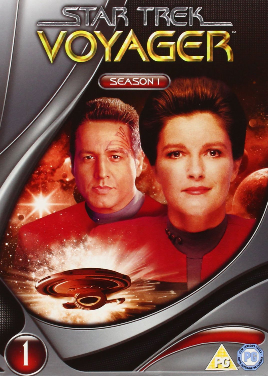 Star Trek Voyager - Season 1 (Slimline Edition) [DVD] [2017]: Amazon.co.uk:  Kate Mulgrew, Robert Beltran, Roxann Dawson, Robert Duncan McNeill, Ethan  Phillips, Robert Picardo, Tim Russ, Garrett Wang, Jennifer Lien, Majel  Barrett,