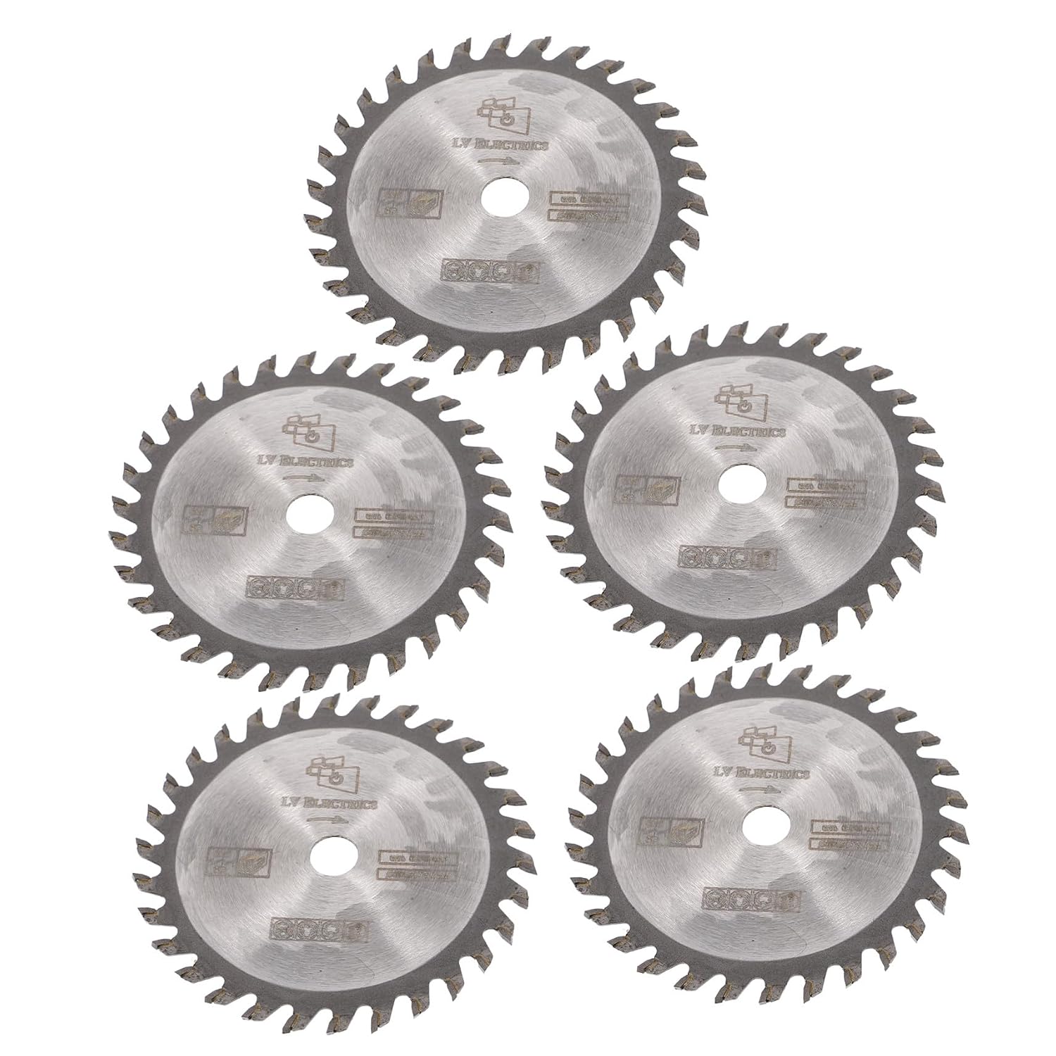 5pcs Carbide Small Circular Saw Blades 30t for Precision Wood Cutting