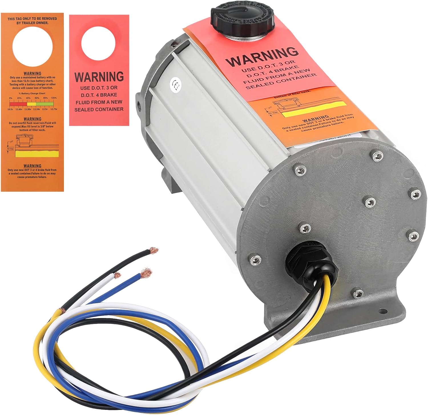 K71‑651‑00 Electric/Hydraulic Trailer Brake Actuator 1600 PSI for Hydraulic Disc Brakes 12V Compatible with Electric Brake Controllers