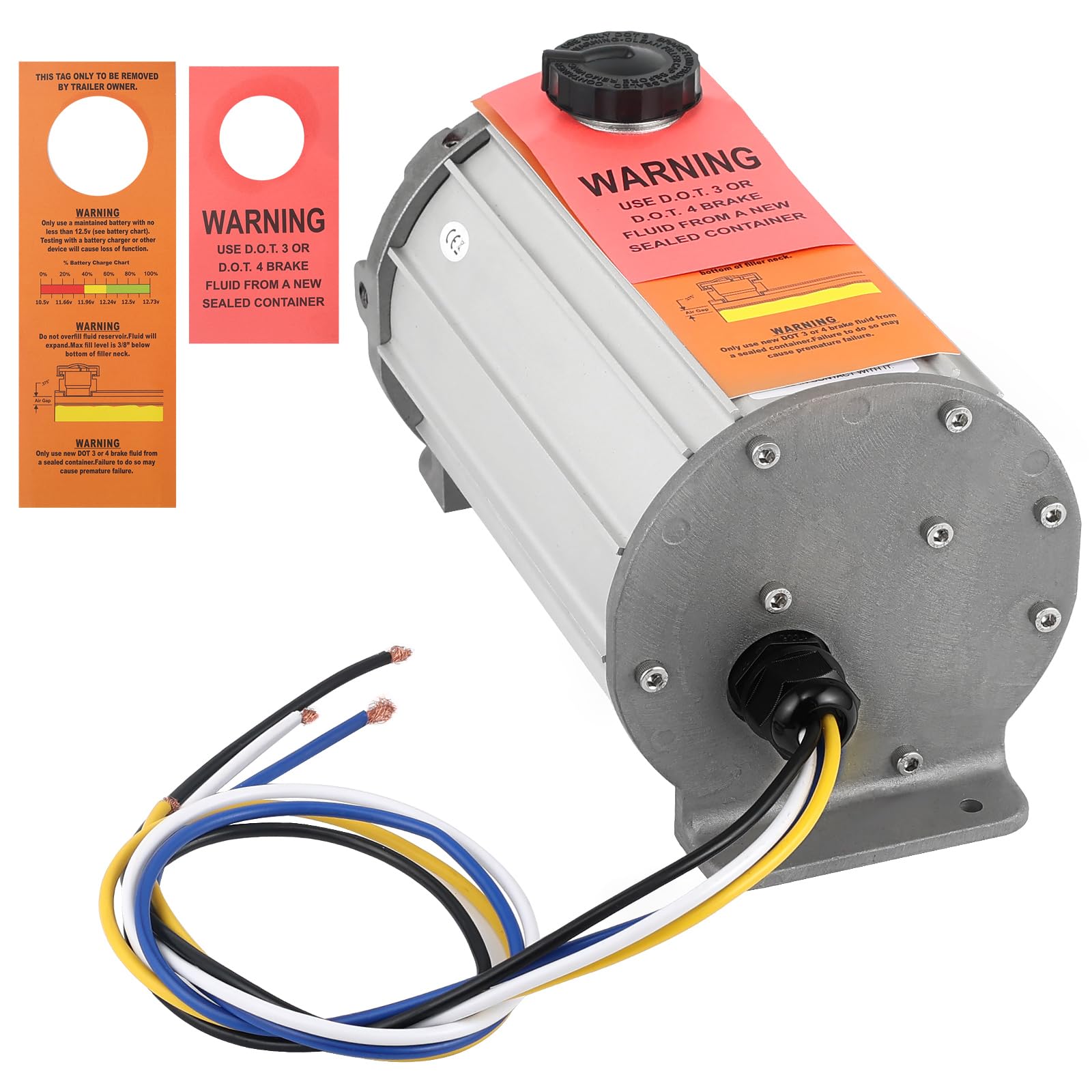 Photo 1 of K71?651?00 Electric/Hydraulic Trailer Brake Actuator 1600 PSI for Hydraulic Disc Brakes 12V Compatible with Electric Brake Controllers