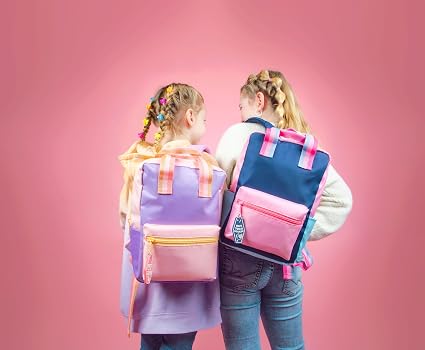 fashion square mini backpack Girls Purse Small Cute Plaid Leather Women Backpacks Little Bag (Pink) : Clothing, Shoes & Jewelry external water bottle pockets and easy Union Square Blue Denim Color
