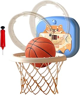 Hozaenwa Indoor Basketball Hoop - Basket System Toy for Home | Learning Toy Ball Game with Scoreboard for Children Teenagers Home