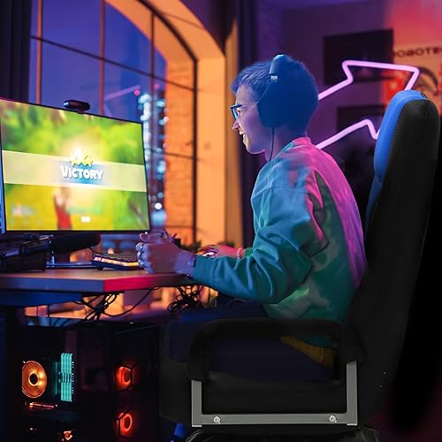 Miniatura 5 de ACIPENSER Silla giratoria para juegos multiusos para jugar videojuegos, televisión, lectura con reposabrazos soporte lumbar y respaldo de 6