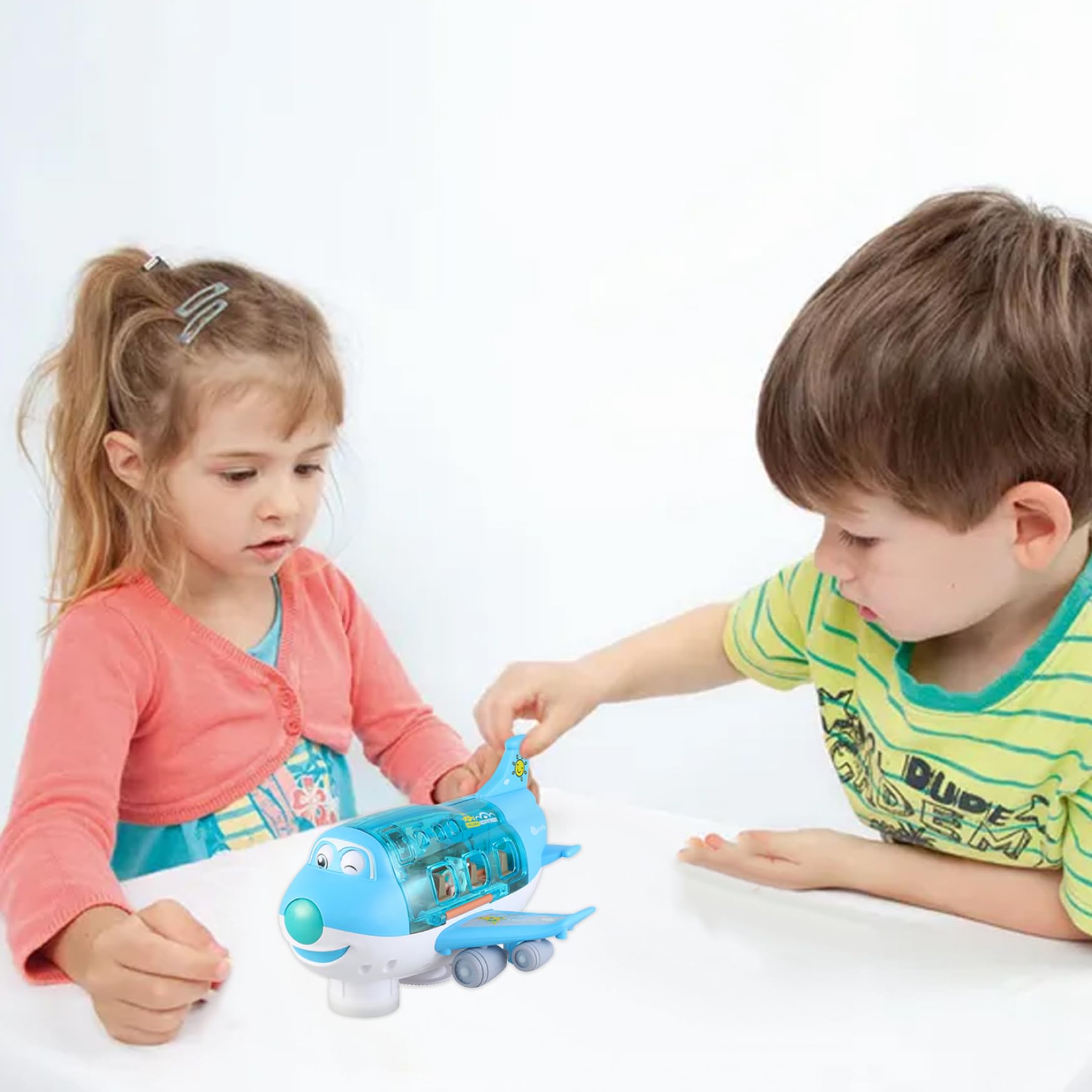 Juguetes de avión para niños, juguetes de avión con música y efectos de luz, rotación de 360°, juguetes electrónicos para pasajeros, regalos para Juguetes de avión para niños, juguetes de avión con música y efectos de luz, rotación de 360°, juguetes electrónicos para pasajeros, regalos para