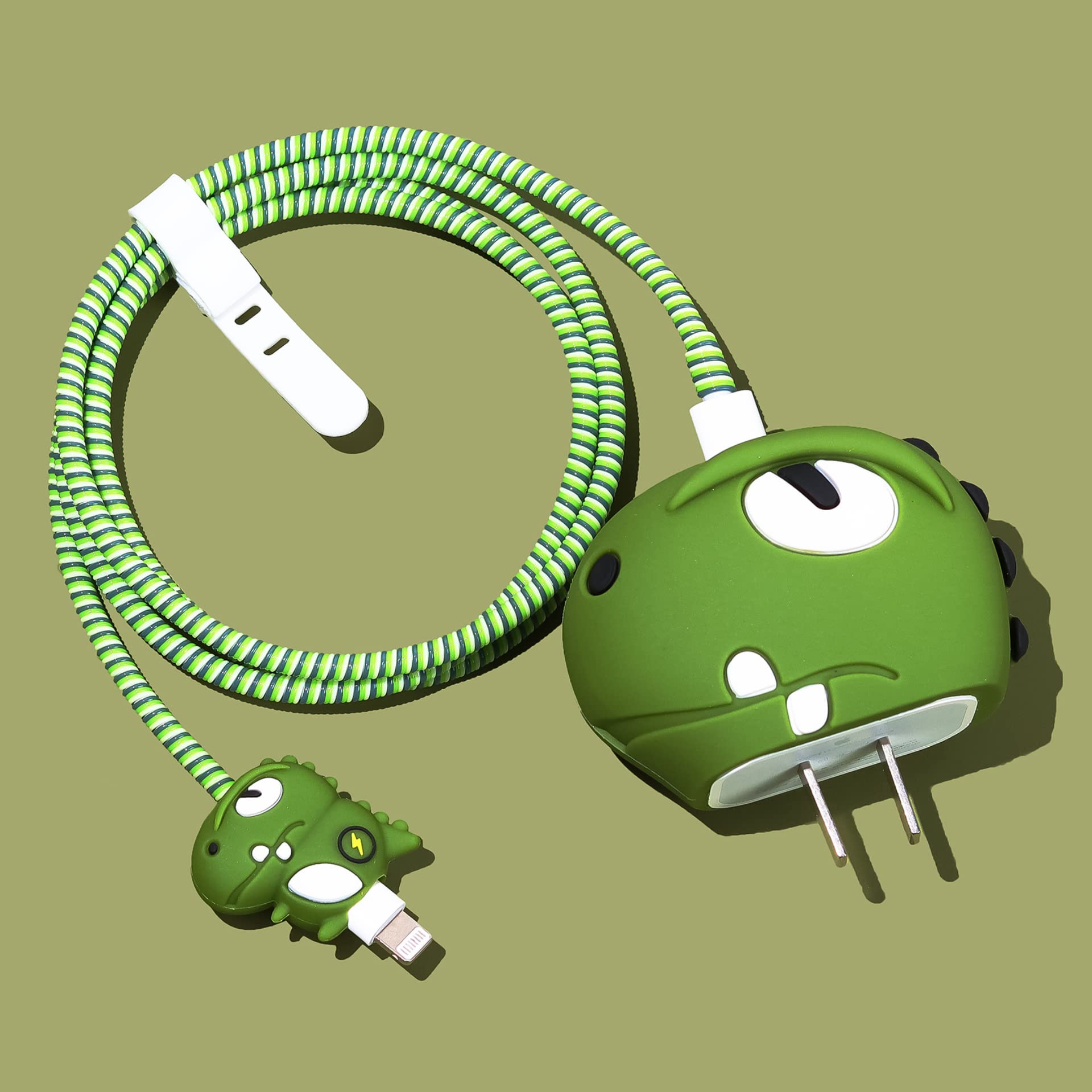Laprite, Cartoon 3D Design Protective Case for 18W 20W iPhone 14 13 12 11 Pro Max Fast Charging Cable Adapter Charger, Cute Cartoon Lightning Data Cable Case for iPhone Charger (Dinosaur Lightning) (B0B945NXRQ) Amazon Price History, Amazon Price Tracker