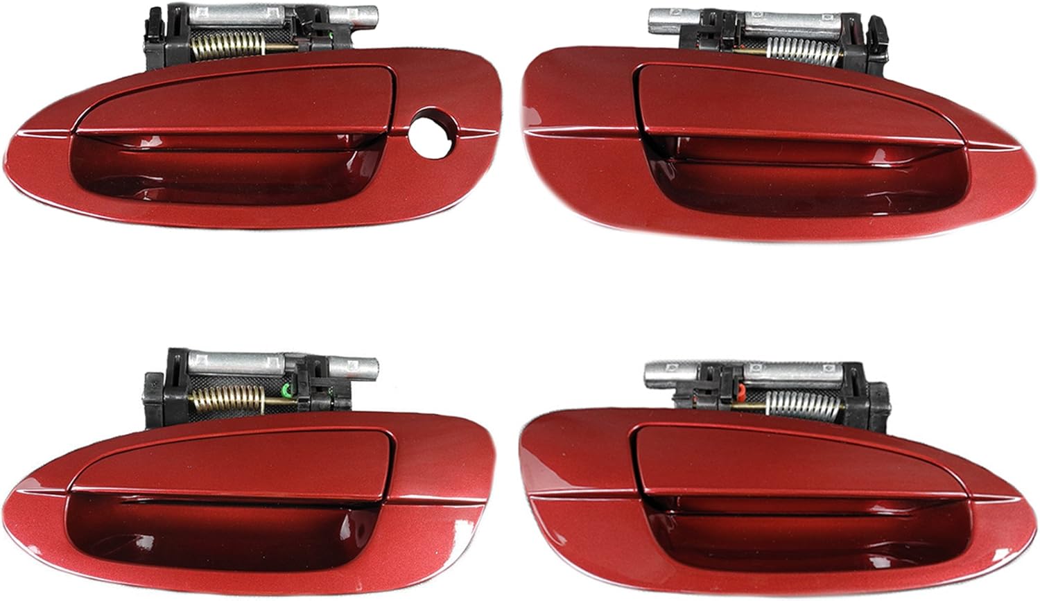 Compatible with Nissan 02-06 Altima EY1 Velvet Beige Metallic Set 4PCS Outside Door Handle 2002 2003 2004 2005 2006
