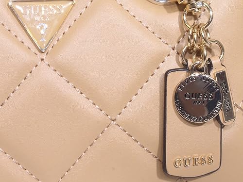Miniatura 7 de GUESS Cessily Box - Bolso de mano, color beige, talla única, Beige