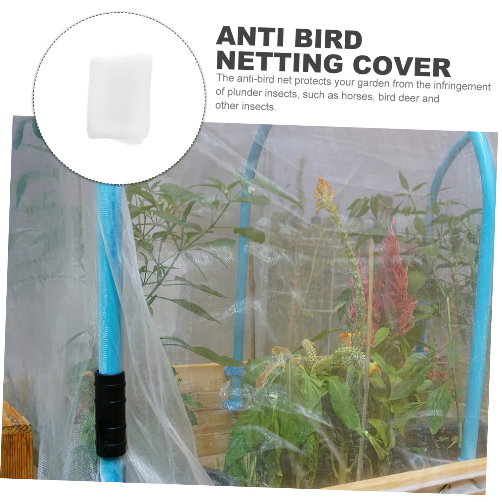 Happyyami Jardín Mosquitera Protectora para Plantas Malla para Insectos Protección para Huertos