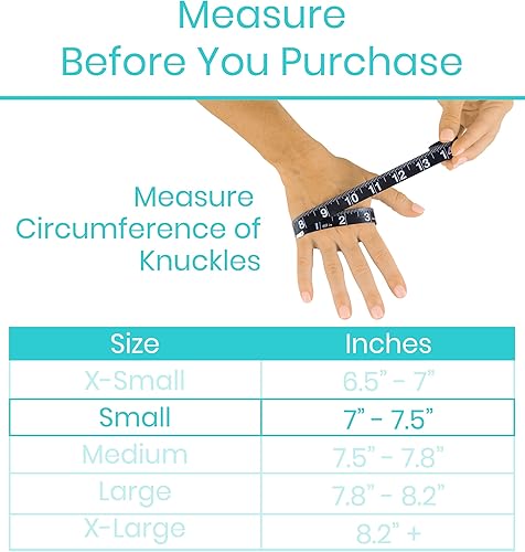 Miniatura 5 de Vive  Guantes de compresión para artritis reumatoide y osteoartritis - Guantes de mano para aliviar los síntomas de dolor articular por artritis