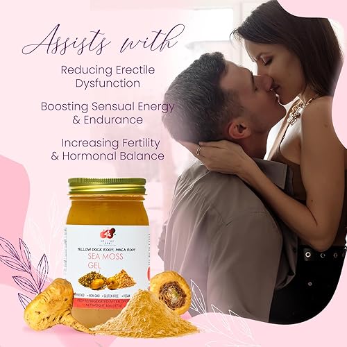 Miniatura 22 de Healthy Herbs Gel de musgo marino (piña de mango dulce) elaborado en forma silvestre de oro jamaicano de Santa Lucía Seamoss Superalimento