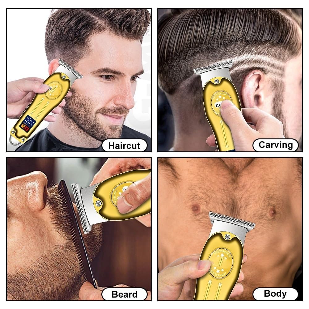 Tosatrice per capelli, Tagliacapelli Da Uomo Elettrico Professionale Interamente In Metallo