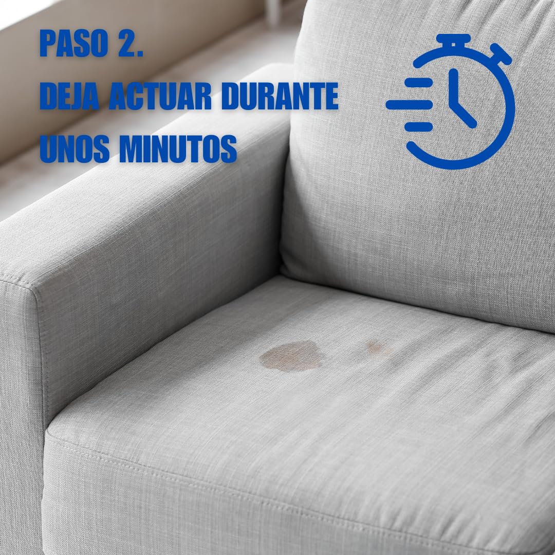 Limpiador Quitamanchas Para Telas 5L – Limpieza Manual para Moquetas, Telas y Tapicerías – Uso Profesional y Doméstico – Eficaz Contra Manchas y Olores