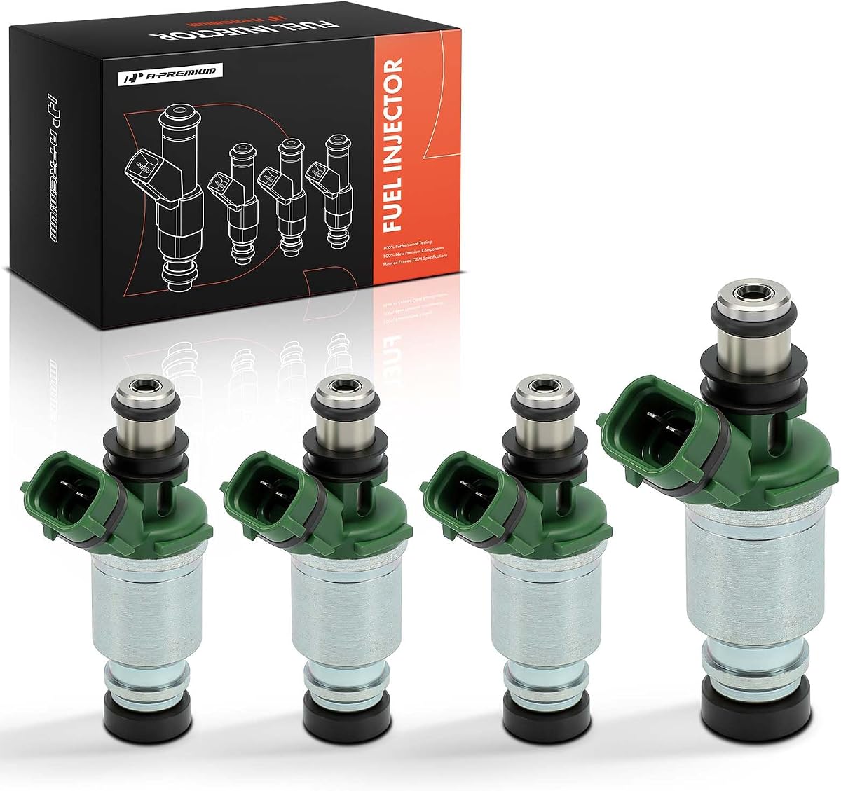A-Premium Set of 4 Fuel Injectors Compatible with Toyota | for Camry 1992-2000, RAV4 1998-2000, Solara 1999-2000, Celica 1992-1999, MR2 1992-1995, 2.0L 2.2L