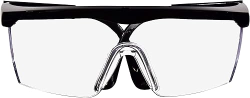 HQRP Gafas de seguridad con protección UV para salón de belleza de uñas, clínica dental, cirugía, laboratorio de patología, clínica médica,