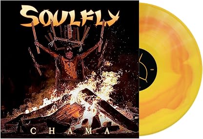 Chama (1LP Gatefold) [Yellow/Orange Corona] por Soulfly, capa do álbum