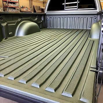 Raptor Truck Bed Liner Kit with Colored Gray Green #34432 Tint and Spray Gun - 8 Liters - Protective Spray On Paint for Coating Trucks, Tailgates, Vehicle Undercoating - Tintable Bedliner Formula