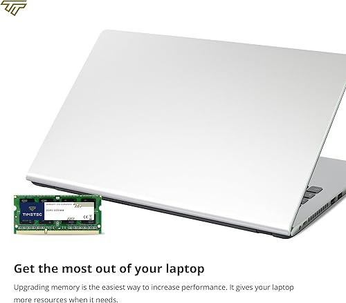 Miniatura 6 de Timetec 4GB DDR3L / DDR3 1600MHz PC3L-12800 / PC3-12800 Sin ECC Sin Búfer 1.35V / 1.5V CL11 2Rx8 Rango Dual 204 Pines SODIMM Portátil Notebook PC