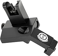 Vista 8 de Compañía propiedad de veterinarios de combate- Miras de hierro de respaldo montadas en riel Picatinny BUIS de 45 grados de defensa de daga.