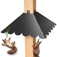 Metal Squirrel Baffle for Bird Feeder Pole, Squirrel Baffle for 4x4 Post