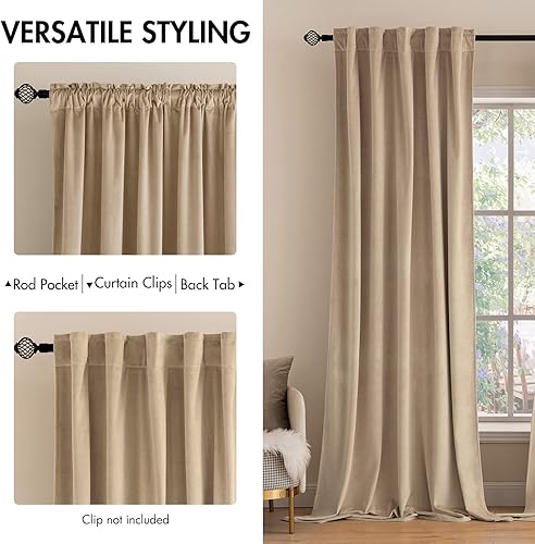 Miniatura 7 de MIULEE Juego de 2 fundas de almohada decorativas bohemias de lino a rayas jacquard patrón fundas de cojín para sofá, dormitorio, 18 x 18 pulgadas,