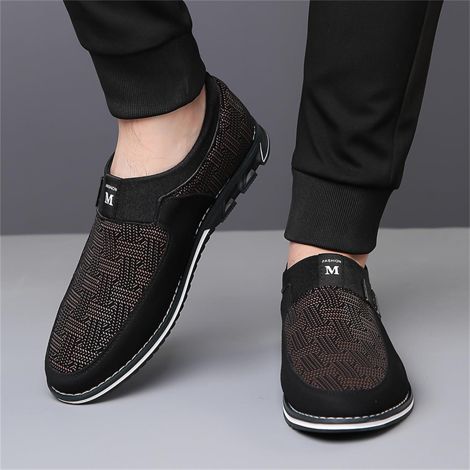 Veslesth Men Casual Shoes Sneakers Loafers Comfort Walking Shoes Fashion Driving Shoes Luxury Leather Shoes for Male Business Work Office Dress Outdoor - Image 5