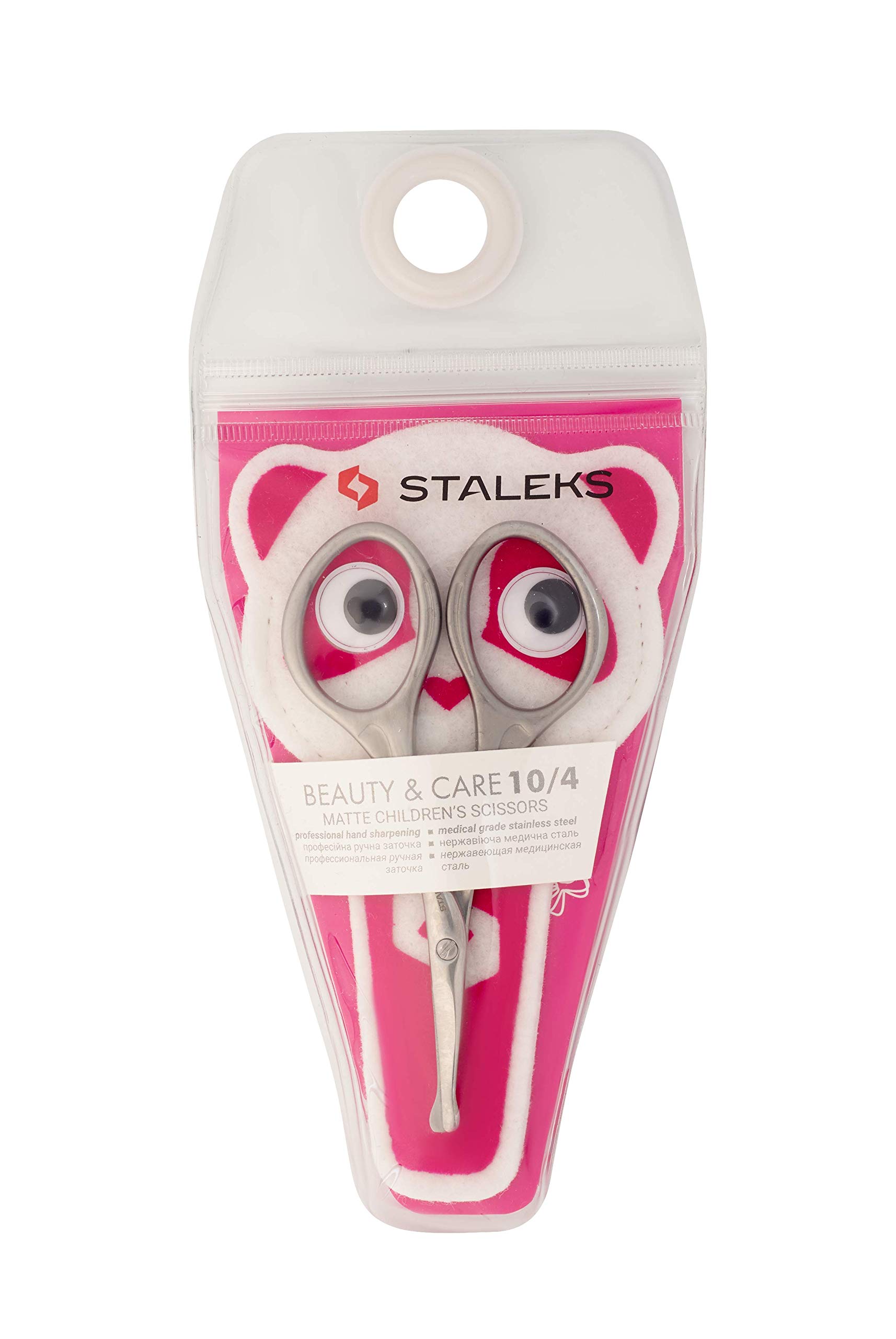 Staleks Pink Kids Nail Scissors Safety Children’s Beauty And Care Sbc-10/4