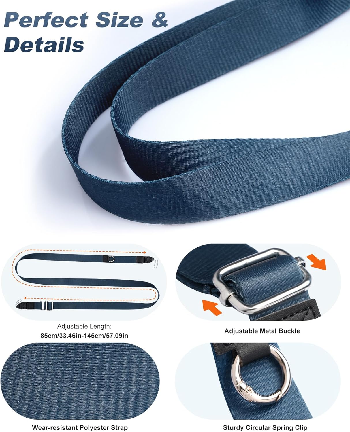 TiMOVO Phone Lanyard Crossbody for iPhone 17 Series Case, Adjustable Anti-Theft Phone Strap with Quick Release Buckle - Image 6