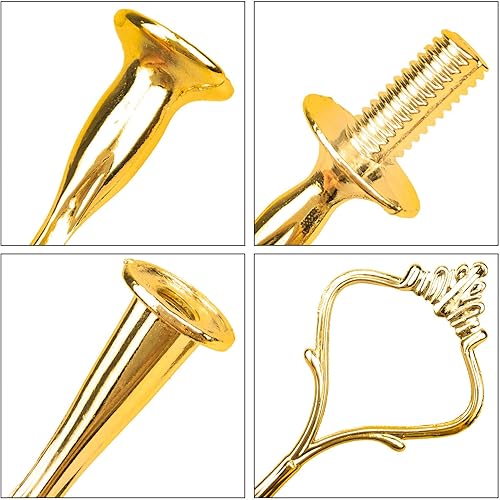 Miniatura 4 de Juego de 8 bandejas escalonadas para soporte de pastel, corona, soporte de 3 niveles para tartas, accesorios de accesorios para bodas y fiestas,