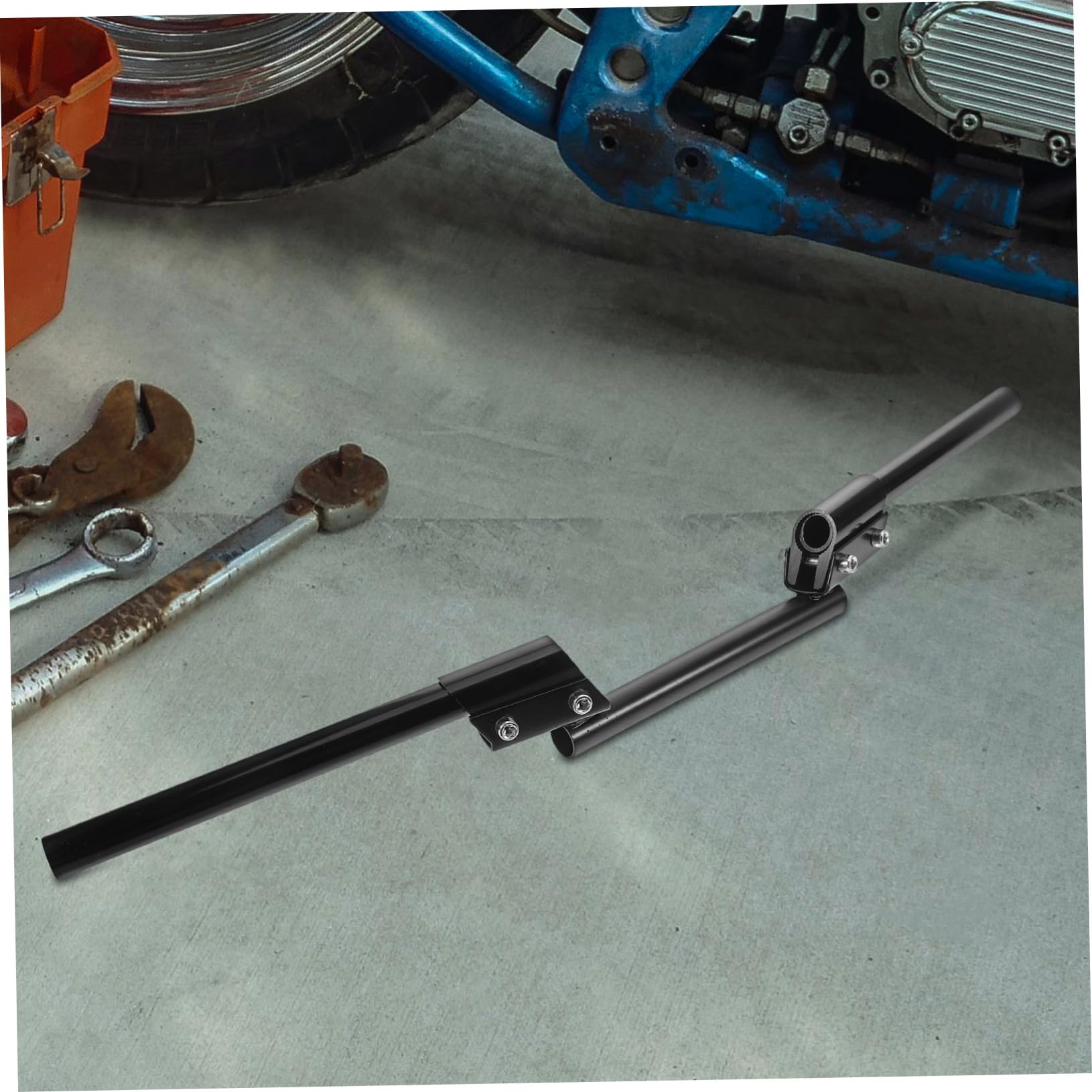 Ciieeo Guidon De Moto Polyvalent Barre Équilibre à Barre Transversale Noir Guidon Pour Moto