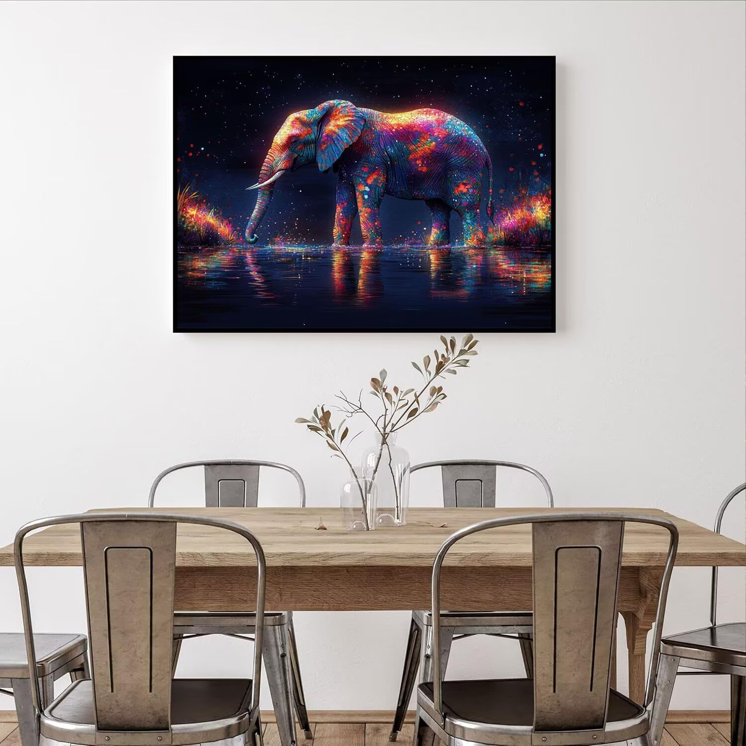Puzzle 6000 Pezzi Elefanti Puzzle Classici per Gioco Familiare, n-93 | Impossibile Puzzles, Intrattenimento Creativo, Rilassamento e Intelligence, Regalo per Amore e Amico, Il cielo stellare