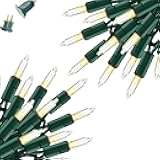 Christmas Mini String Lights, 40FT 200 Count Incandescent Waterproof Fairy Lights Plug in, Connectable Christmas Decorations for Indoor Outdoor Home Party Garden Yard, Warm White