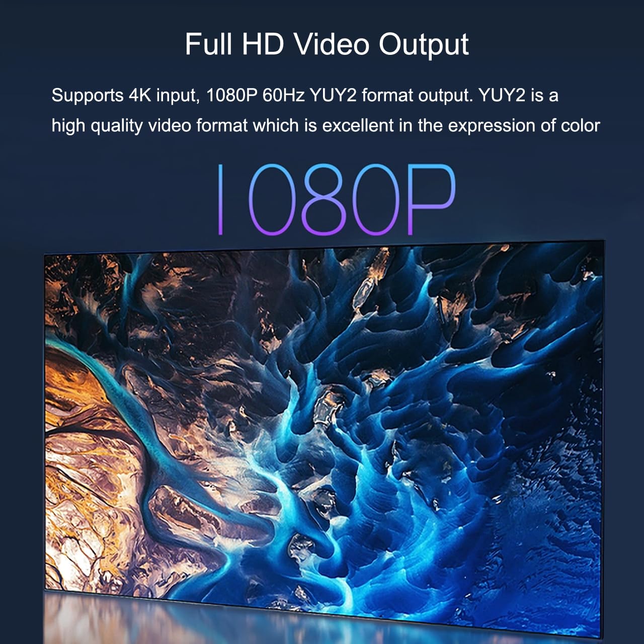 Tarjeta de captura de video 4K HDMI a USB-A/USB-C Tarjeta de captura Full HD 1080P 60FPS USB 3.0 Captura video y grabación de audio para juegos, transmisión, enseñanza, videoconferencia