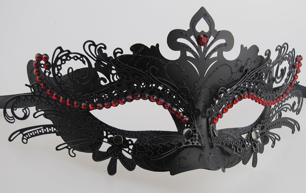 Couple Masquerade Metal Mask Roman Greek Man Mask Venetian Halloween Costume Ball Mask Mardi Gras Mask Cosplay Party Mask - Image 7