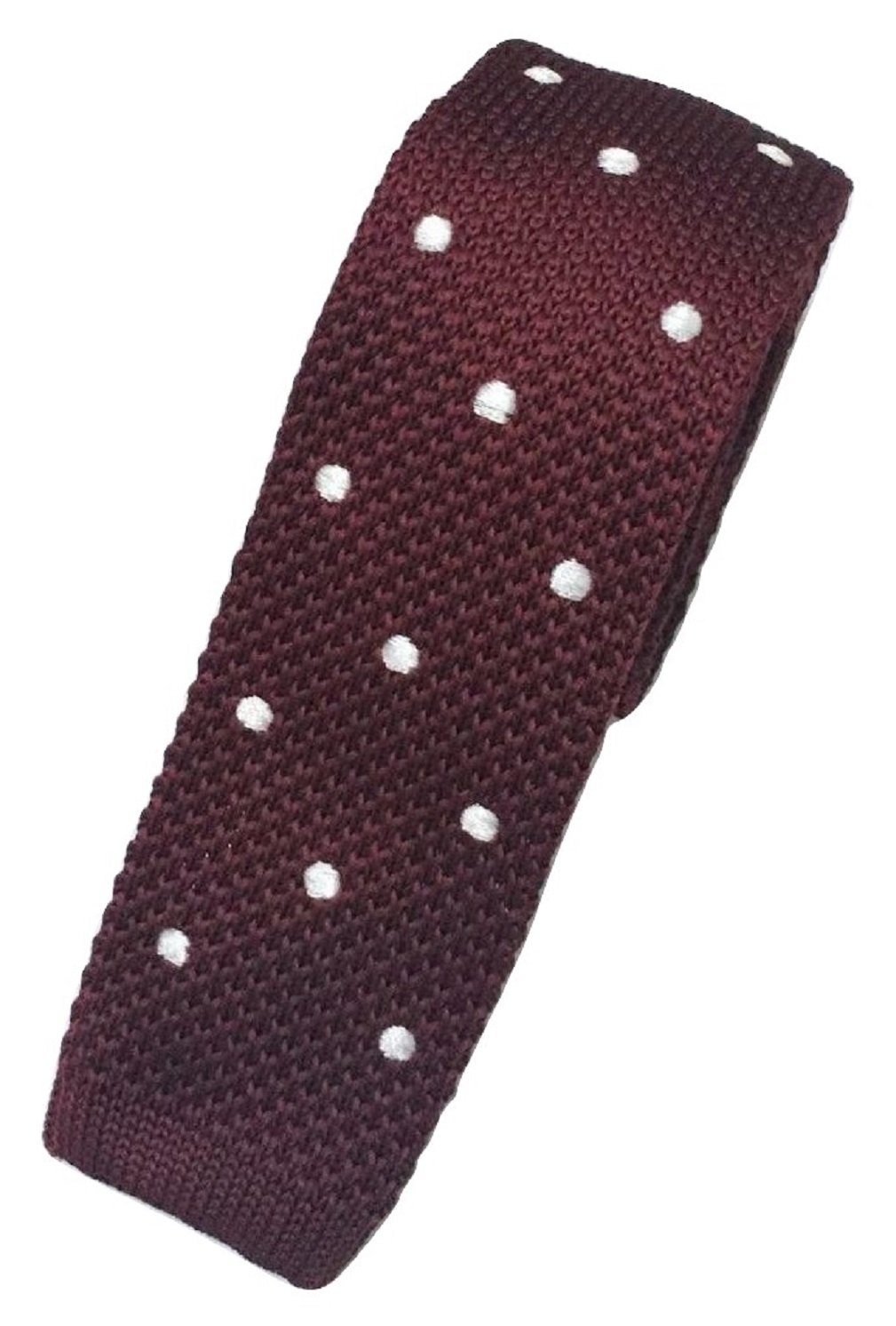 L&L® Men's Fashion Polka Dot Knit Knitted Tie Slim Skinny Woven