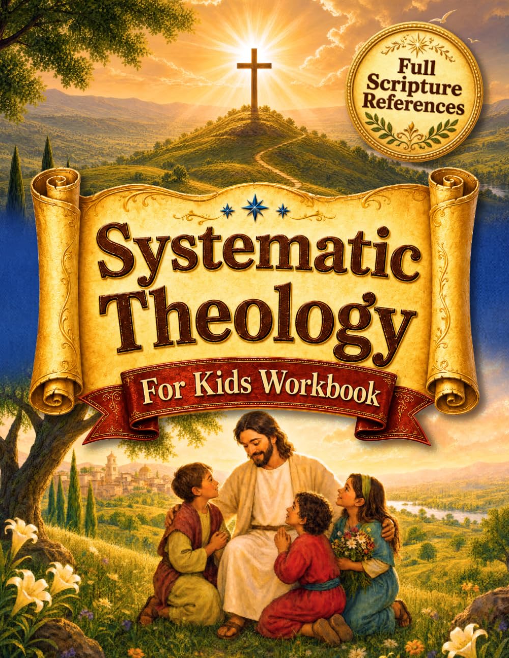Systematic Theology for Kids Workbook: 52 Weeks of Bible Stories, Full Scripture References, Clear Explanations, and Family Activities to Help Kids Understand, Live, and Share Their Faith