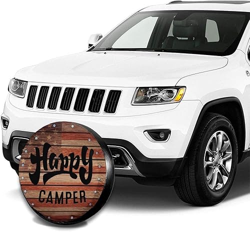 Miniatura 4 de Cubierta de neumáticos de poliéster portátil universal para llantas de repuesto para remolques, vehículos recreativos, SUV, camiones, viajes,