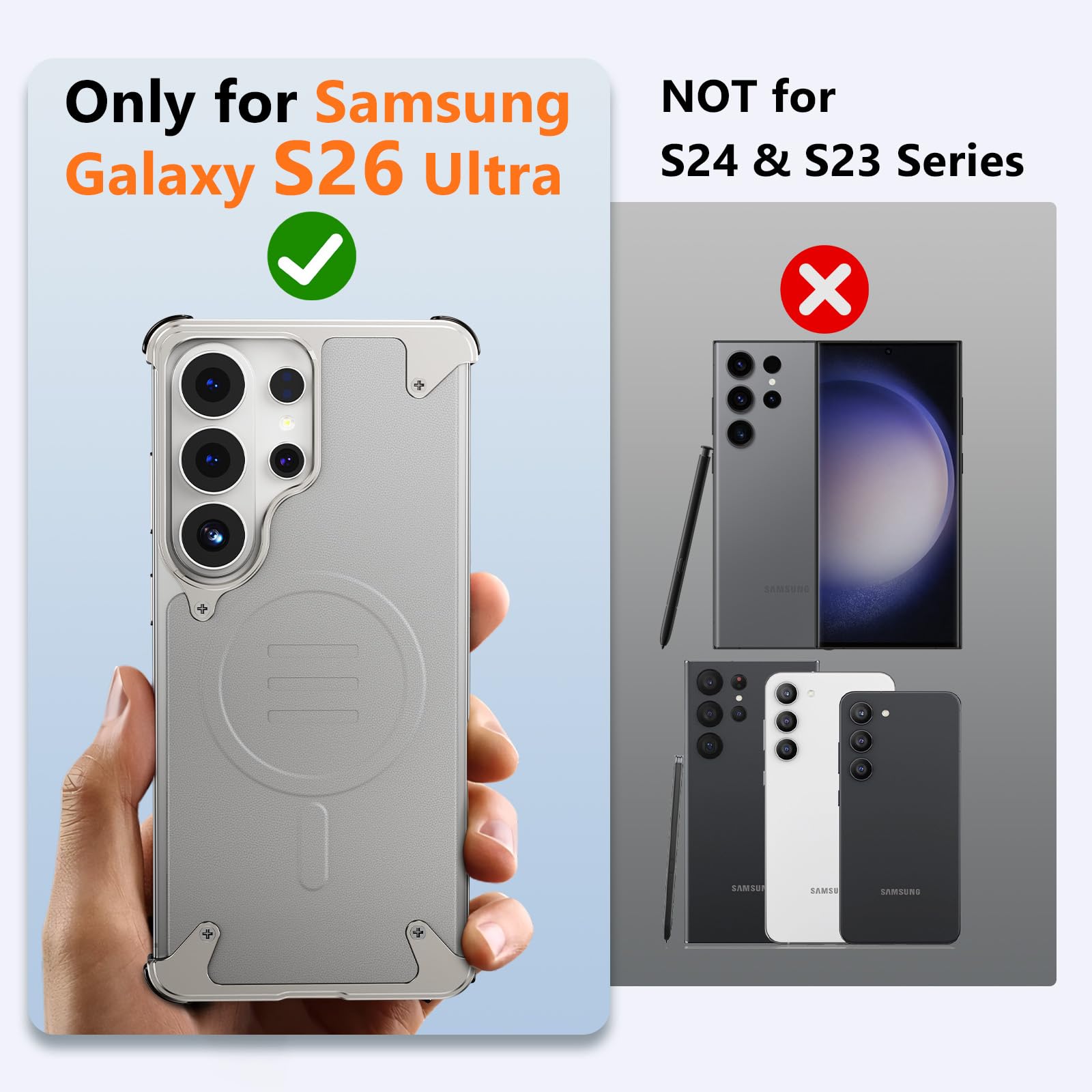 Amazon.com: OATSBASF for Samsung Galaxy S26 Ultra Case, Compatible