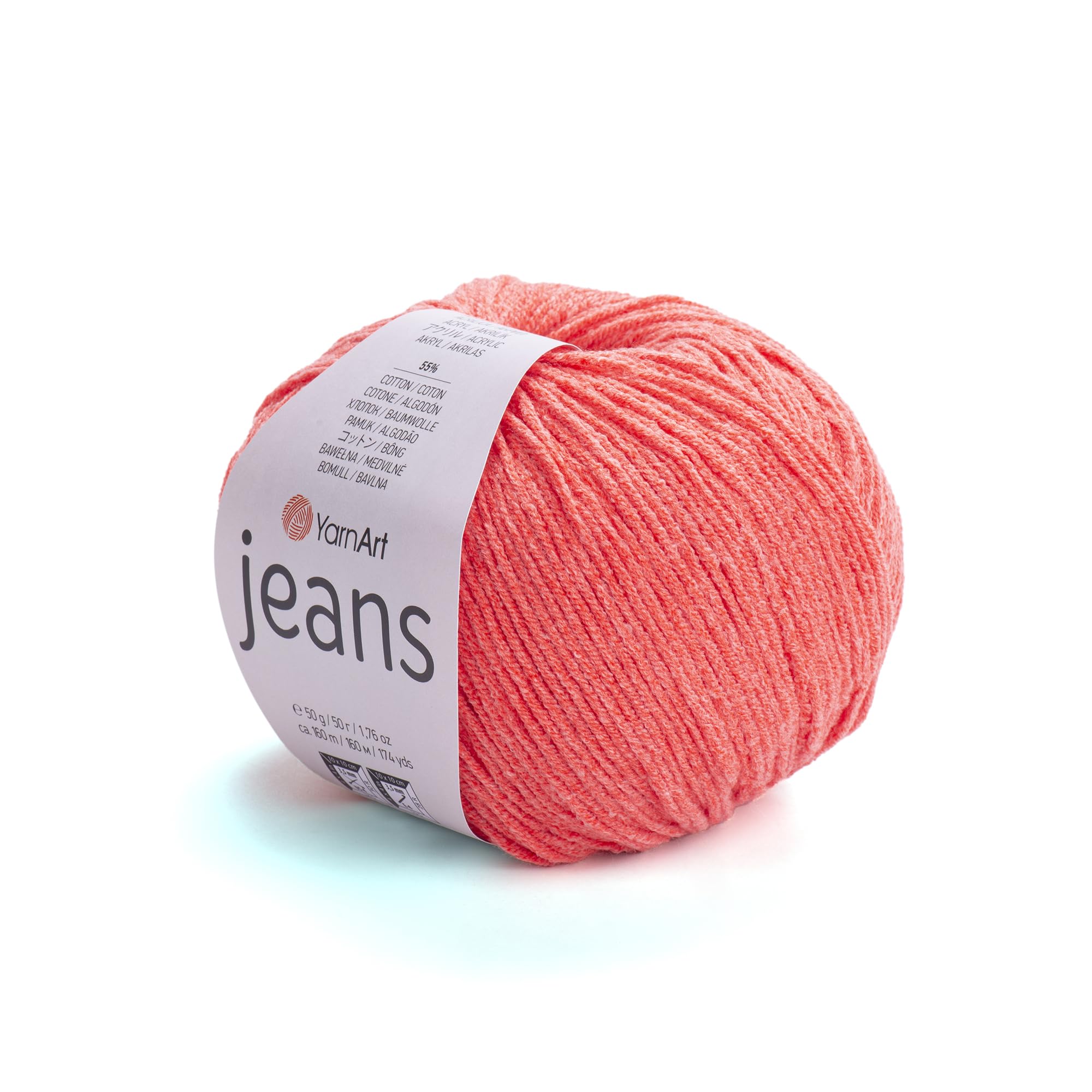Yarn Art Yarnart Jeans Yarn, Amigurumi Cotton Yarn Crocheting, Knitting Turkish 55% – 45% PAC (Poliacrylic) Color (61) — image 1